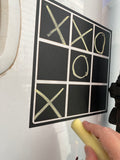 Noughts and Crosses Chalkboard vinyl decal