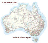 The Biggest Australia Map Available!