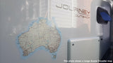 HUGE Aussie Traveller Map Vinyl Decal