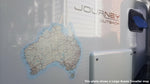 SMALL Aussie Traveller Map Vinyl Decal
